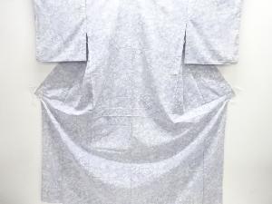 枝花模様単衣小紋着物